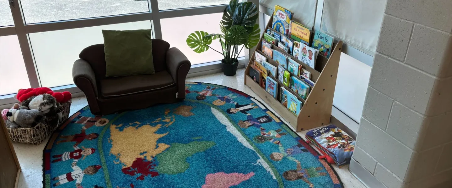 Avalon child care reading nook